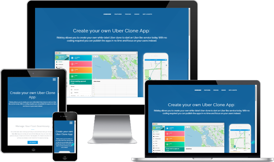 Rideley (Uber Clone) 